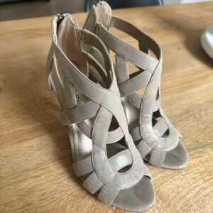 Kelly & Katie Gold Heels